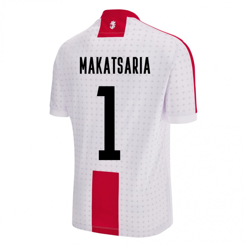 Kids Football Georgia Mikheil Makatsaria #1 White Home Jersey 24-26 T-Shirt Australia