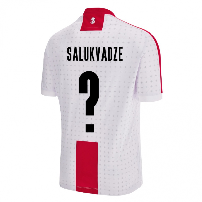 Kids Football Georgia Luka Salukvadze #0 White Home Jersey 24-26 T-Shirt Australia