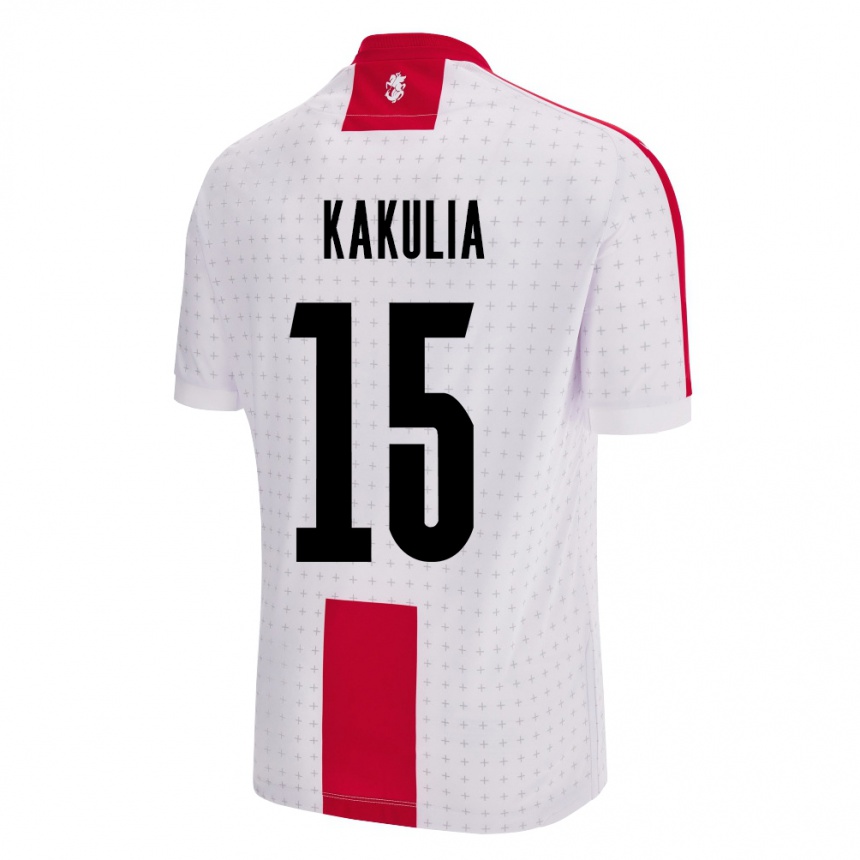 Kids Football Georgia Giorgi Kakulia #15 White Home Jersey 24-26 T-Shirt Australia