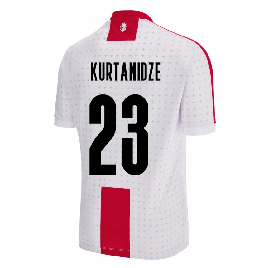 Kids Football Georgia Revaz Kurtanidze #23 White Home Jersey 24-26 T-Shirt Australia