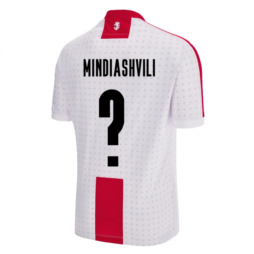 Kids Football Georgia Tornike Mindiashvili #0 White Home Jersey 24-26 T-Shirt Australia