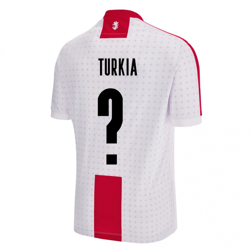 Kids Football Georgia Aleksandre Turkia #0 White Home Jersey 24-26 T-Shirt Australia