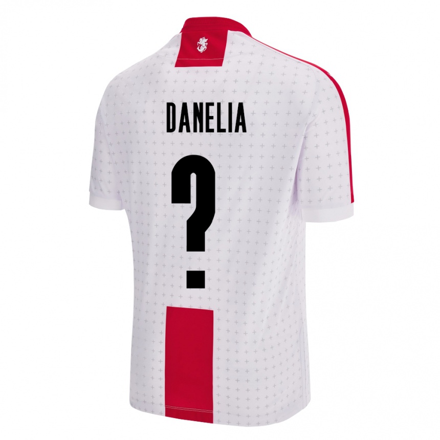 Kids Football Georgia Reziko Danelia #0 White Home Jersey 24-26 T-Shirt Australia