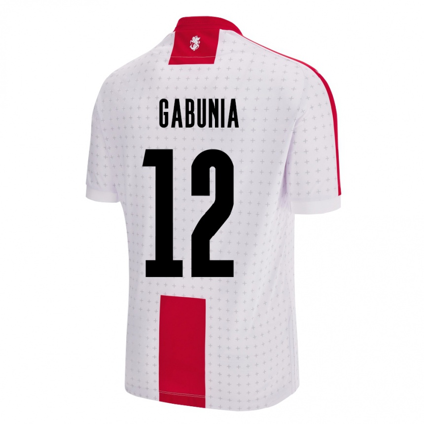 Kids Football Georgia Tatia Gabunia #12 White Home Jersey 24-26 T-Shirt Australia