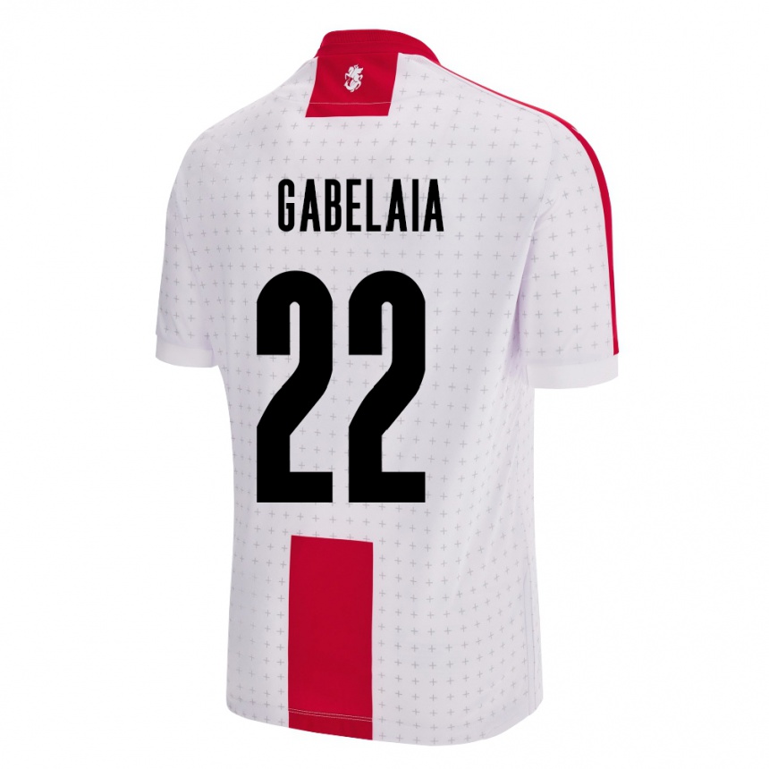 Kids Football Georgia Svetalna Gabelaia #22 White Home Jersey 24-26 T-Shirt Australia