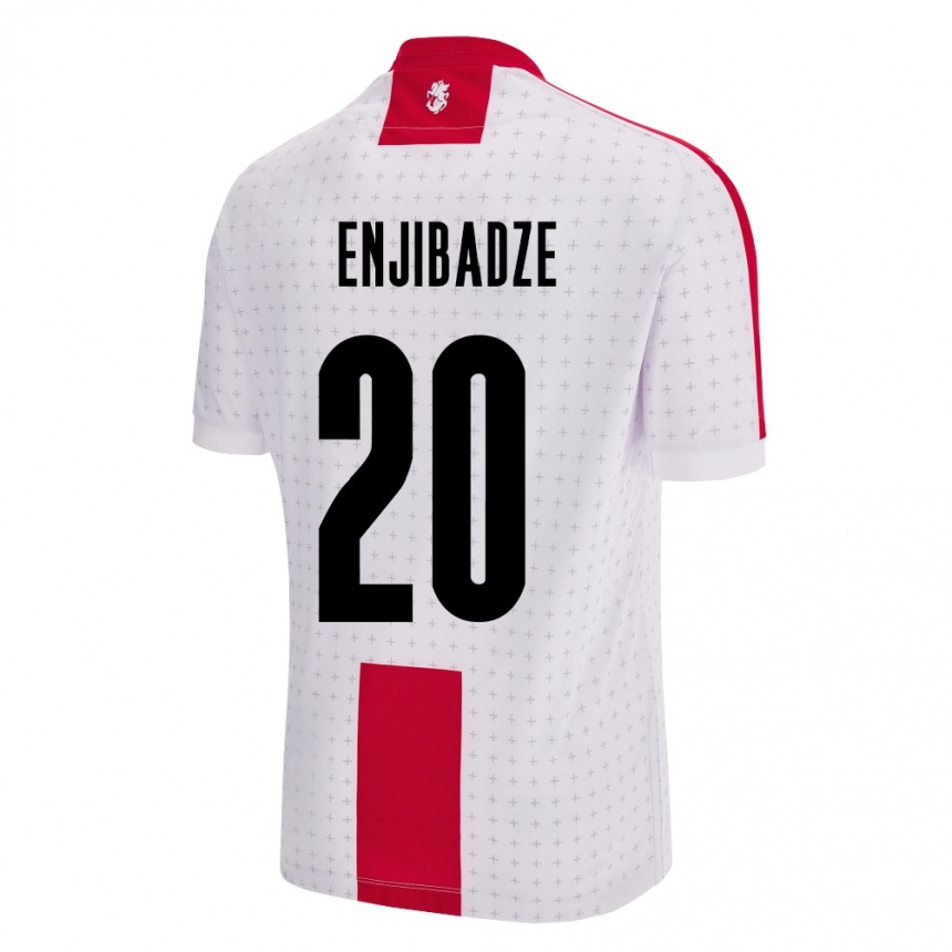 Kids Football Georgia Elene Enjibadze #20 White Home Jersey 24-26 T-Shirt Australia