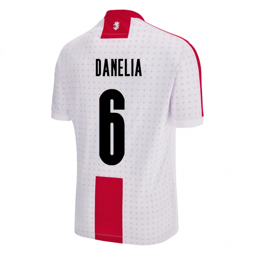 Kids Football Georgia Natia Danelia #6 White Home Jersey 24-26 T-Shirt Australia