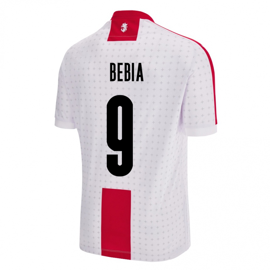 Kids Football Georgia Maiko Bebia #9 White Home Jersey 24-26 T-Shirt Australia