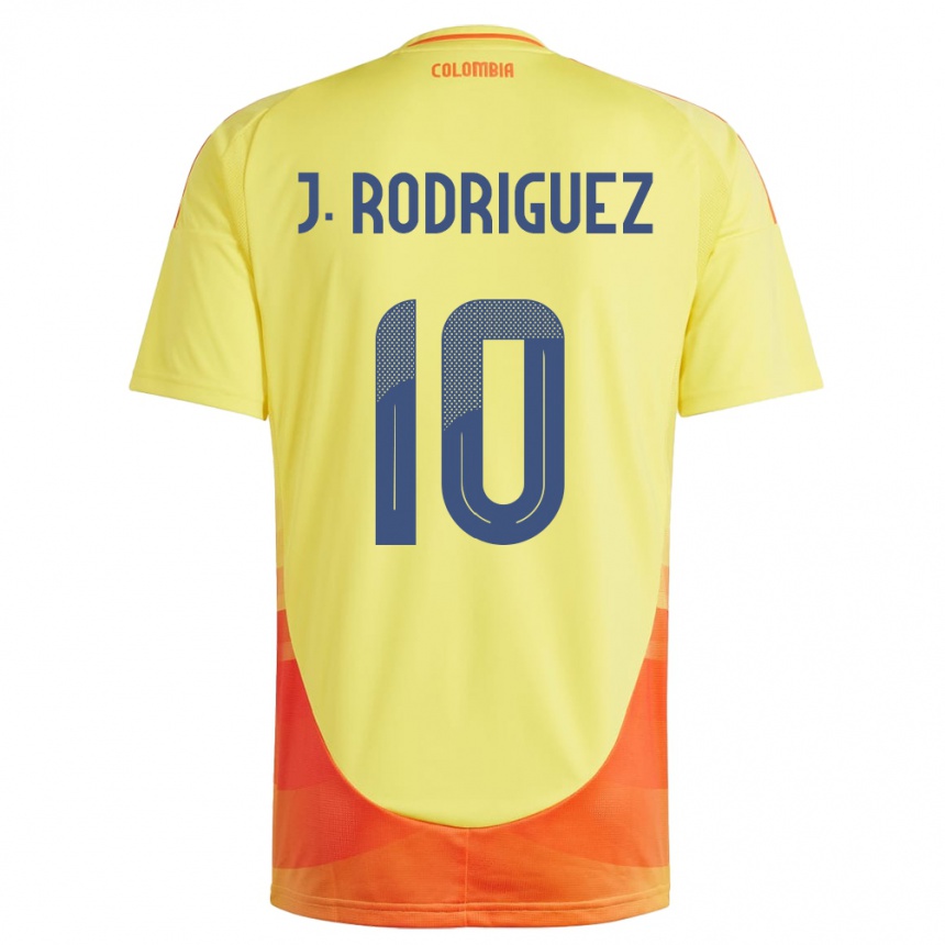 Kids Football Colombia James Rodríguez #10 Yellow Home Jersey 24-26 T-Shirt Australia