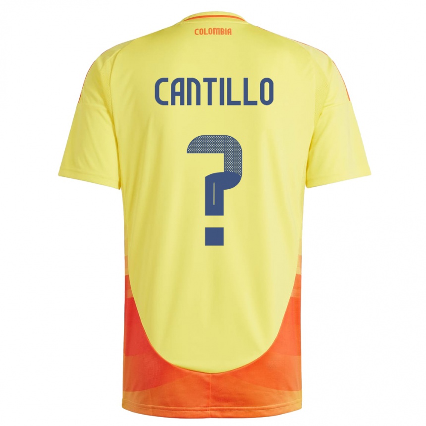 Kids Football Colombia Carlos Cantillo #0 Yellow Home Jersey 24-26 T-Shirt Australia