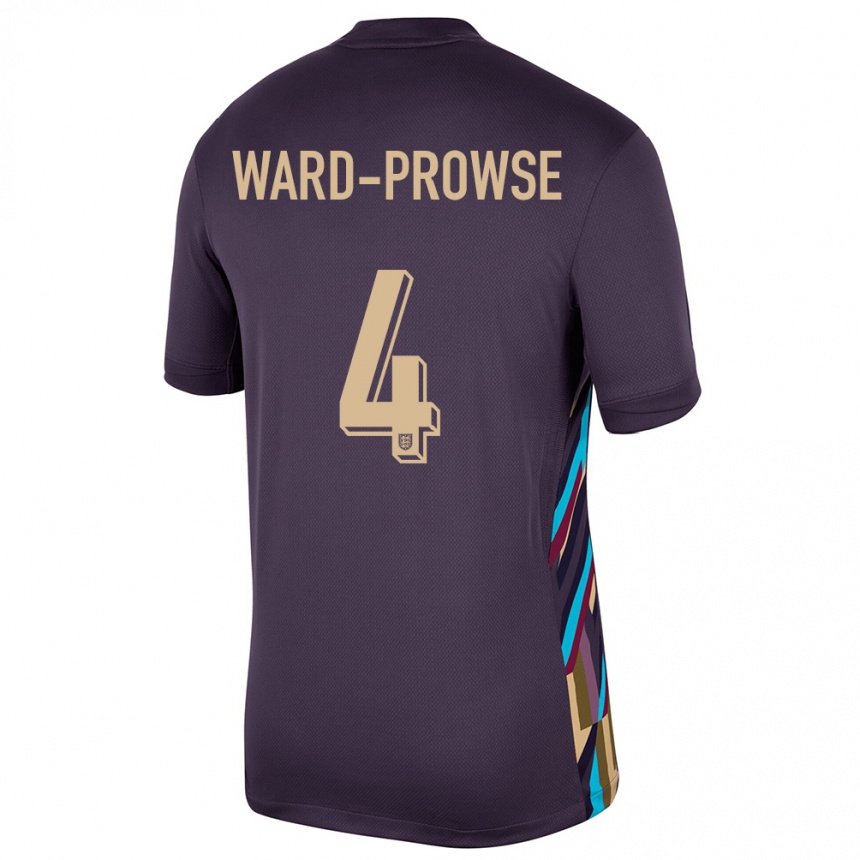 Kids Football England James Ward-Prowse #4 Dark Raisin Away Jersey 24-26 T-Shirt Australia