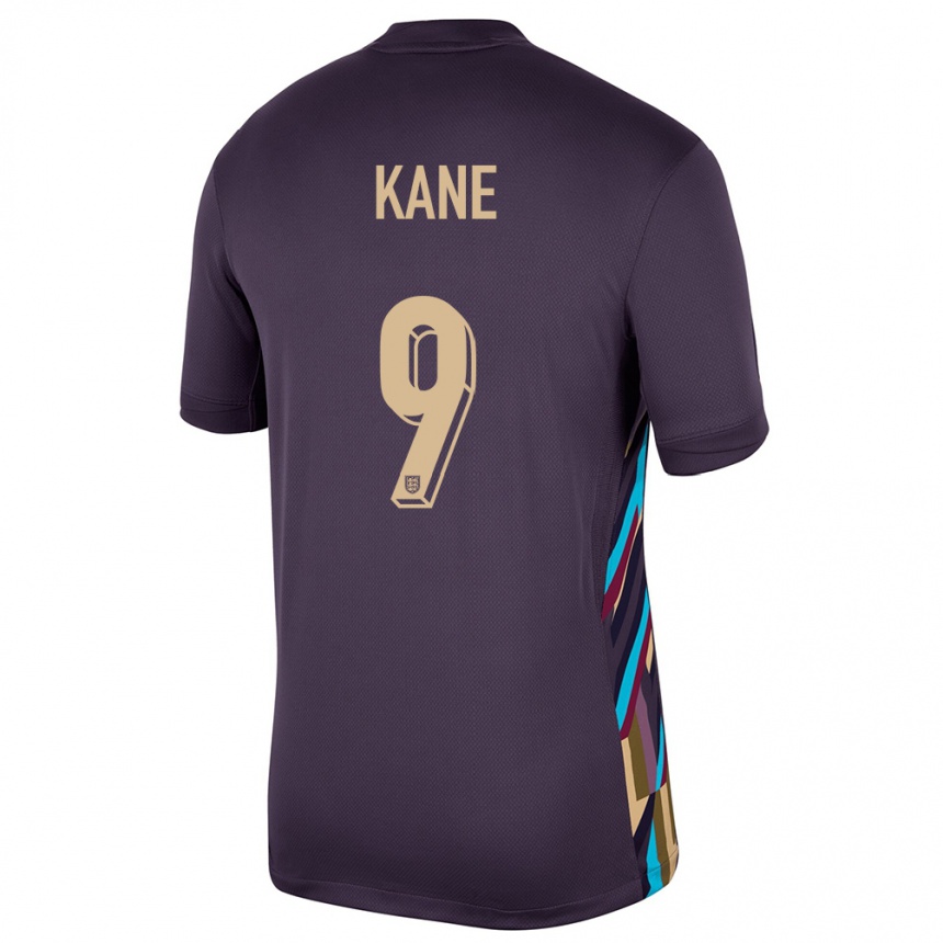 Kids Football England Harry Kane #9 Dark Raisin Away Jersey 24-26 T-Shirt Australia