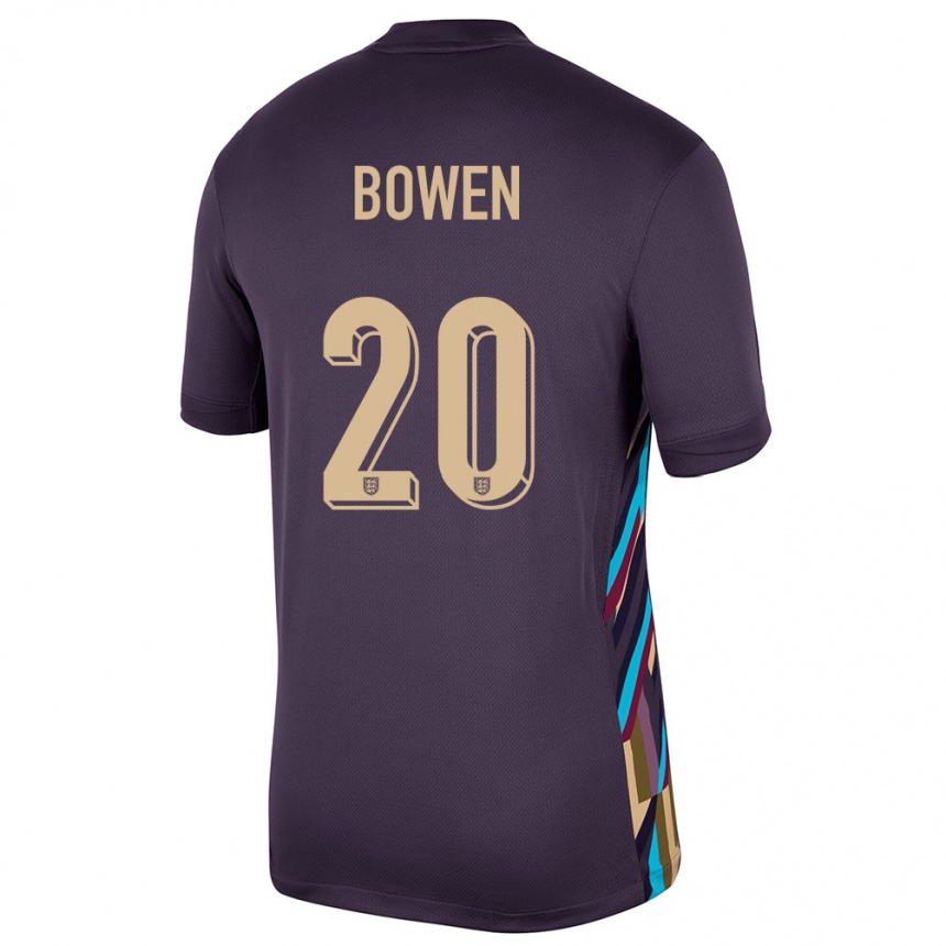 Kids Football England Jarrod Bowen #20 Dark Raisin Away Jersey 24-26 T-Shirt Australia