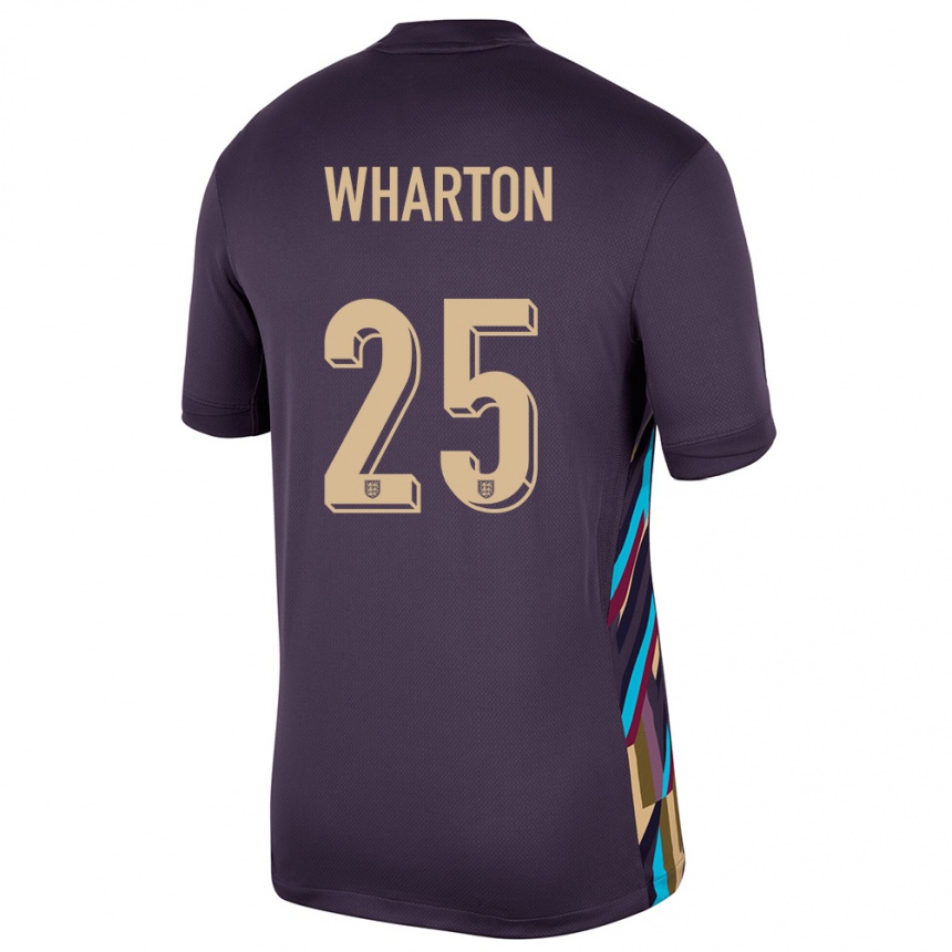 Kids Football England Adam Wharton #25 Dark Raisin Away Jersey 24-26 T-Shirt Australia