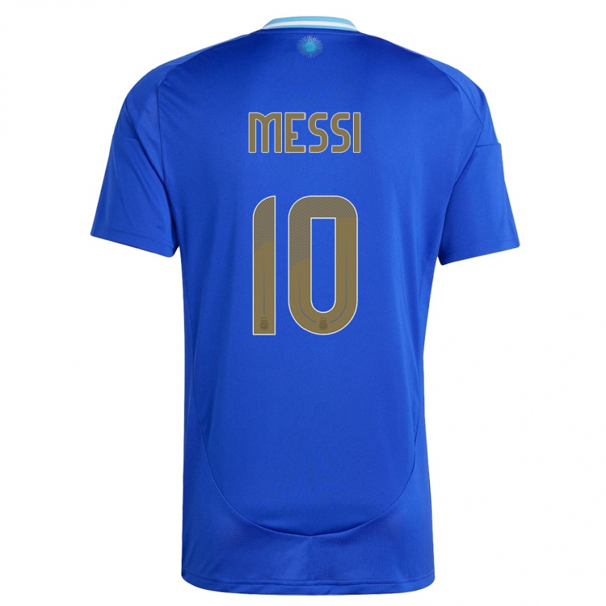 Kids Football Argentina Lionel Messi #10 Blue Away Jersey 24-26 T-Shirt Australia