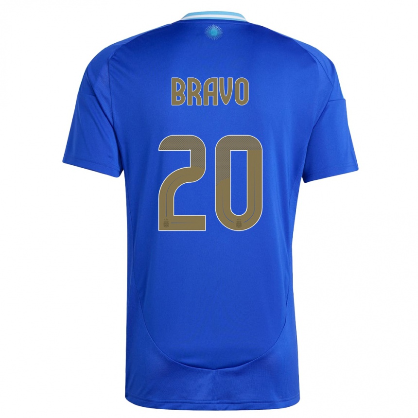 Kids Football Argentina Ruth Bravo #20 Blue Away Jersey 24-26 T-Shirt Australia