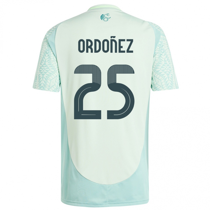 Kids Football Mexico Diana Ordonez #25 Linen Green Away Jersey 24-26 T-Shirt Australia