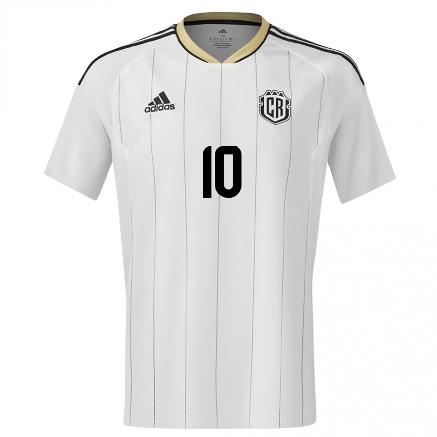 Kids Football Costa Rica Brandon Aguilera #10 White Away Jersey 24-26 T-Shirt Australia