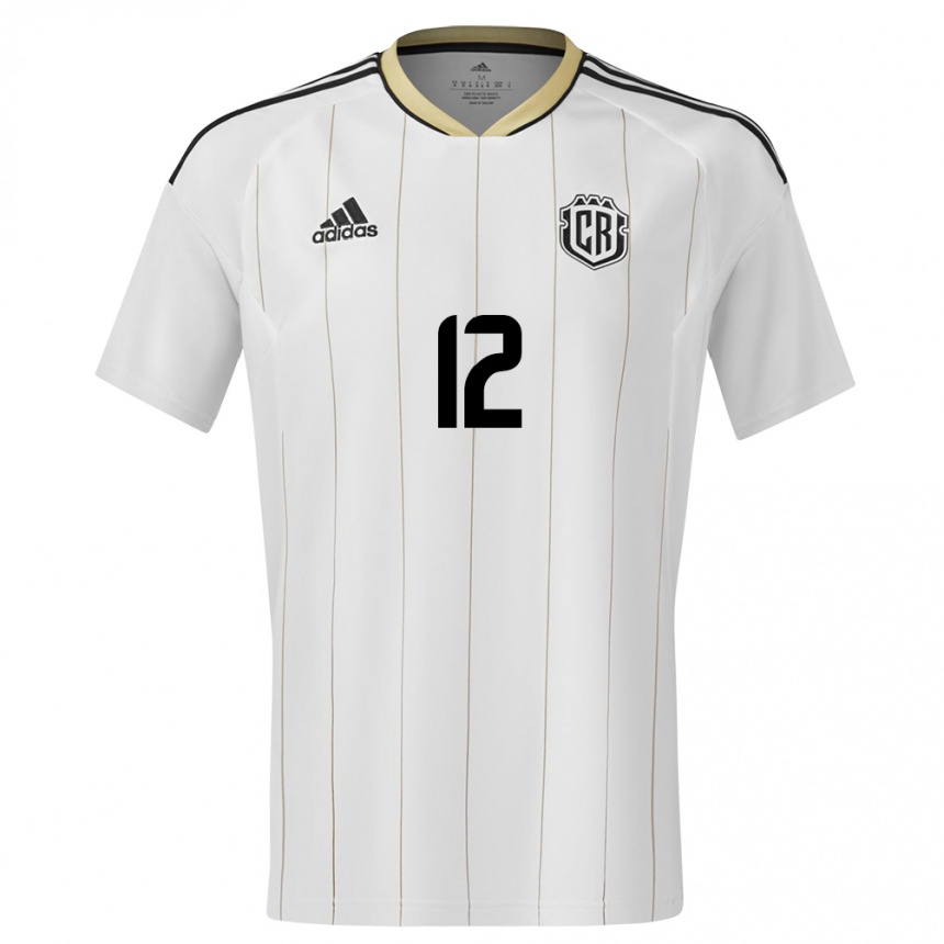 Kids Football Costa Rica Shawn Johnson #12 White Away Jersey 24-26 T-Shirt Australia