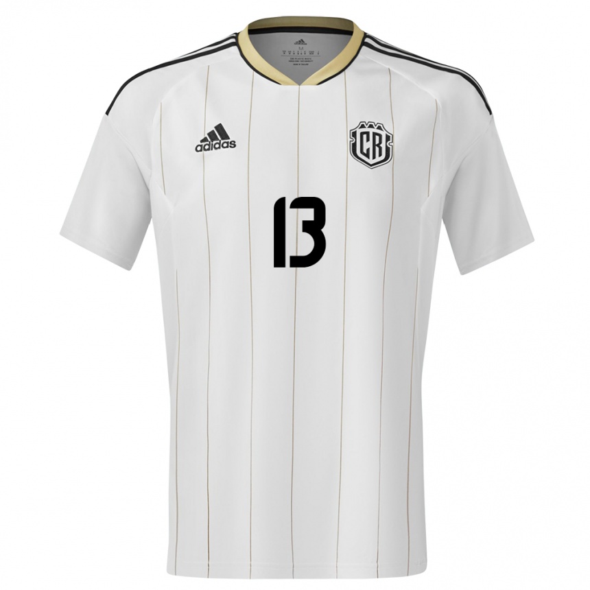 Kids Football Costa Rica Keral Rios #13 White Away Jersey 24-26 T-Shirt Australia