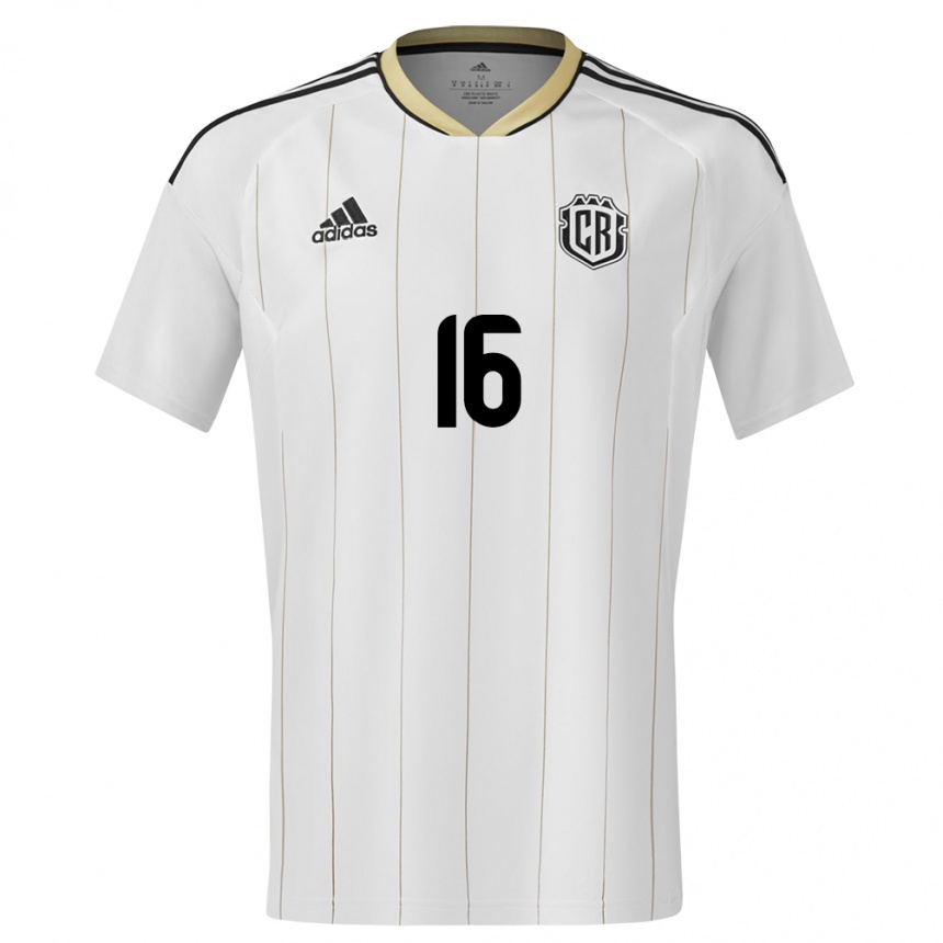 Kids Football Costa Rica Aaron Suarez #16 White Away Jersey 24-26 T-Shirt Australia