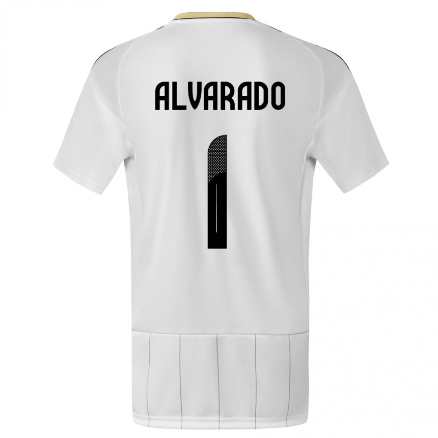 Kids Football Costa Rica Esteban Alvarado #1 White Away Jersey 24-26 T-Shirt Australia