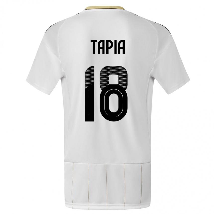 Kids Football Costa Rica Priscilla Tapia #18 White Away Jersey 24-26 T-Shirt Australia