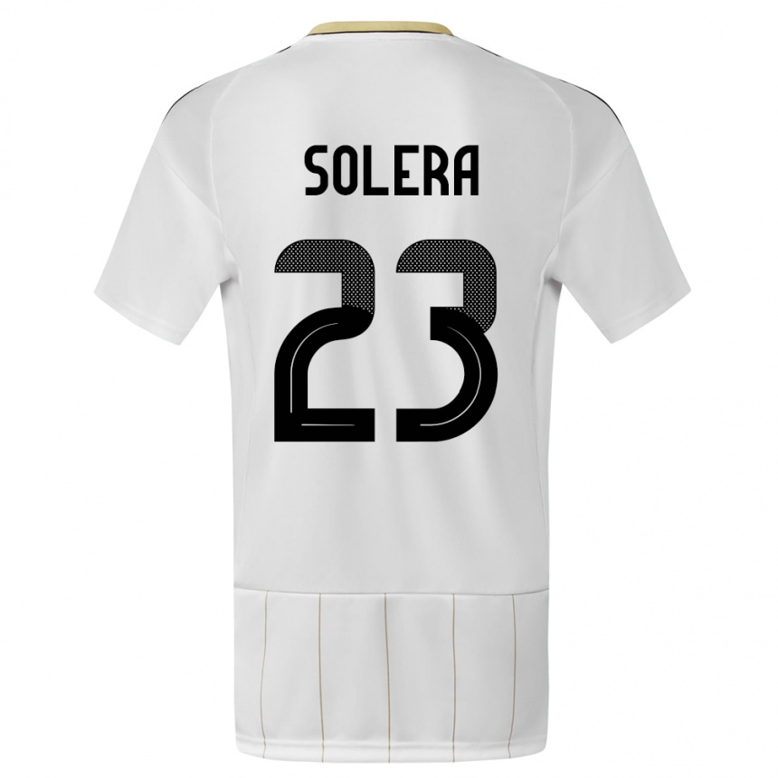 Kids Football Costa Rica Daniela Solera #23 White Away Jersey 24-26 T-Shirt Australia