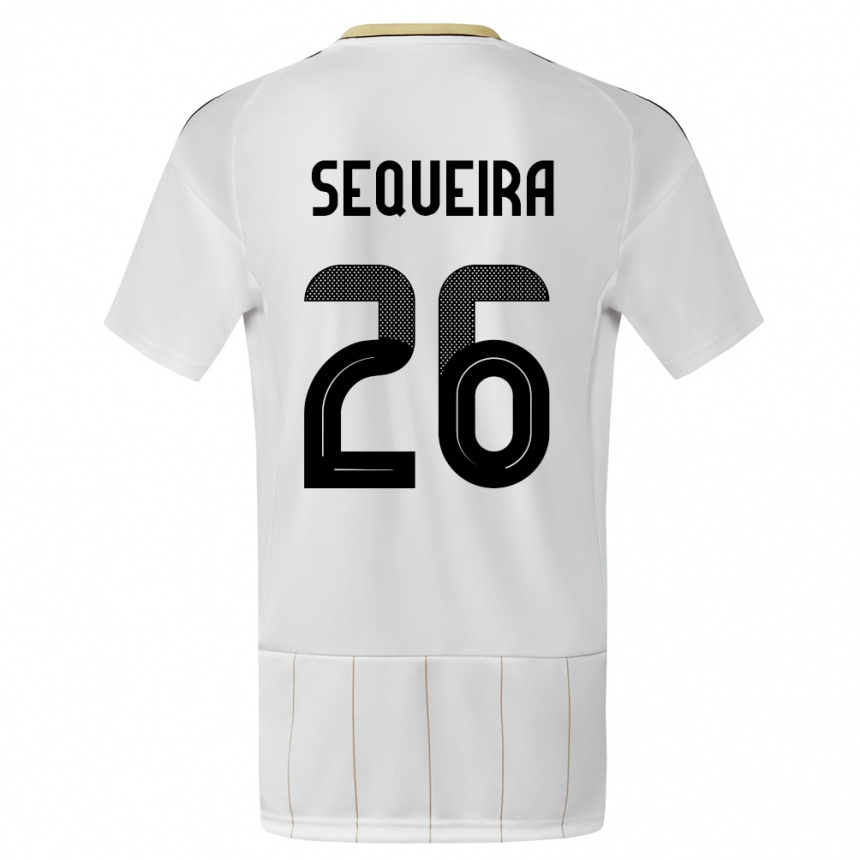 Kids Football Costa Rica Douglas Sequeira #26 White Away Jersey 24-26 T-Shirt Australia