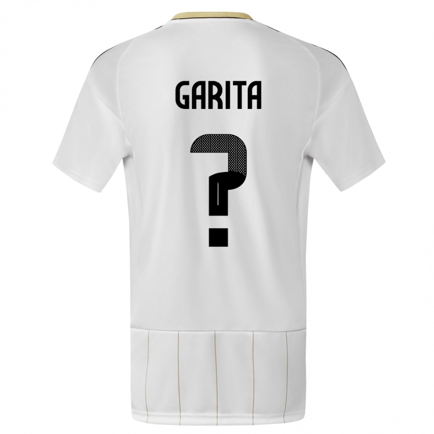 Kids Football Costa Rica Emmanuel Garita #0 White Away Jersey 24-26 T-Shirt Australia