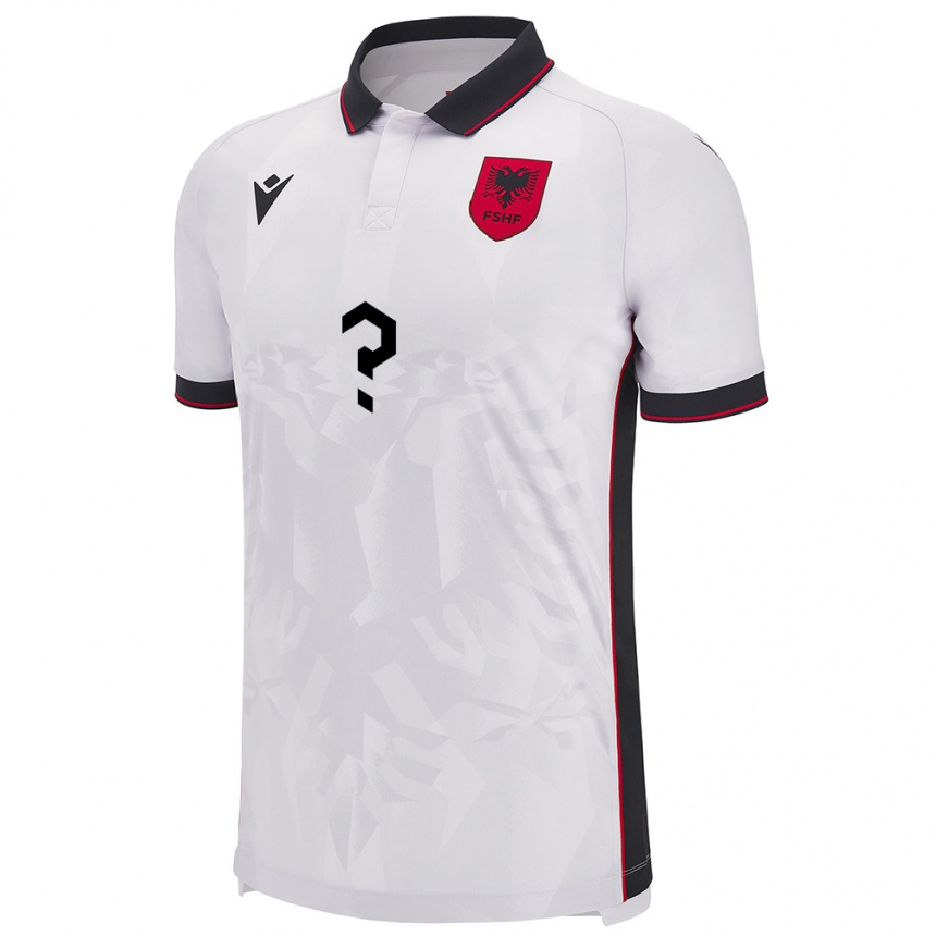 Kids Football Albania Alvi Kumbaro #0 White Away Jersey 24-26 T-Shirt Australia