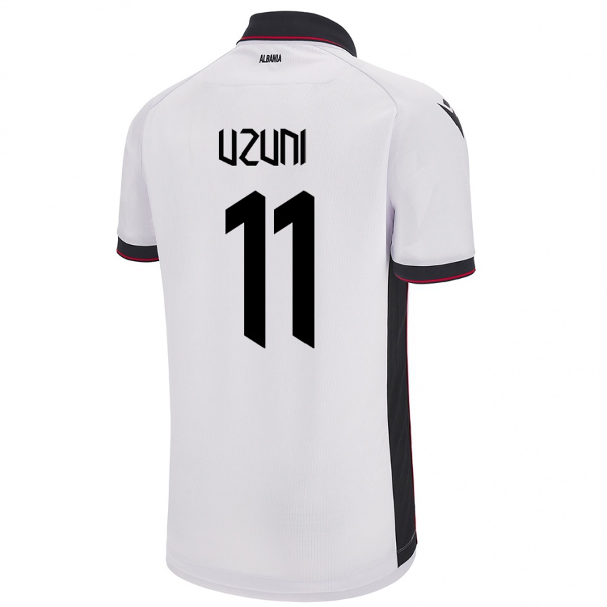 Kids Football Albania Myrto Uzuni #11 White Away Jersey 24-26 T-Shirt Australia