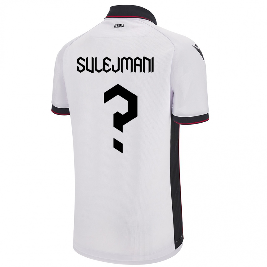 Kids Football Albania Muhadin Sulejmani #0 White Away Jersey 24-26 T-Shirt Australia