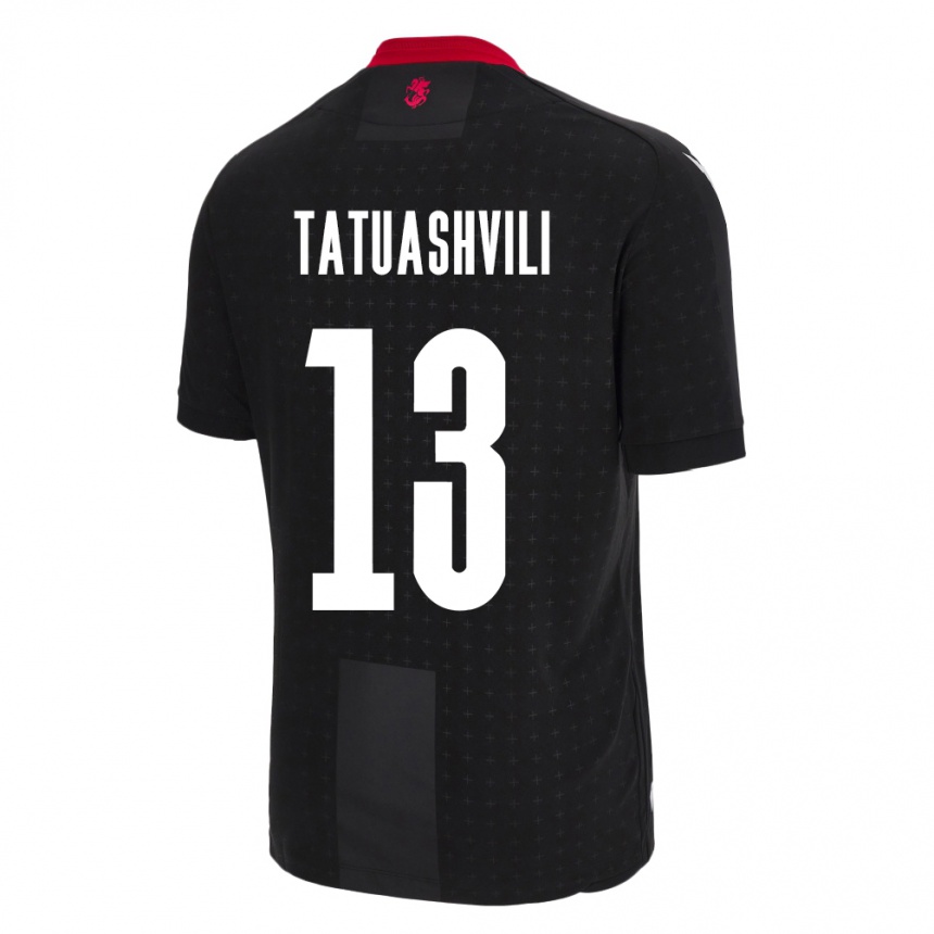 Kids Football Georgia Tamar Tatuashvili #13 Black Away Jersey 24-26 T-Shirt Australia