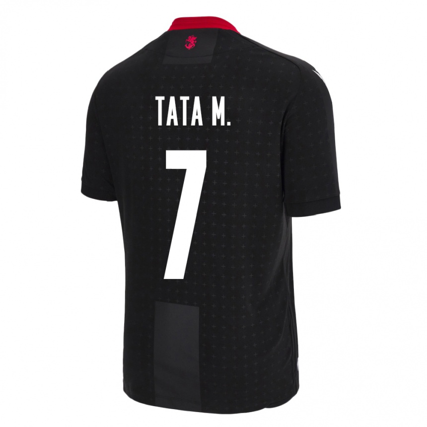 Kids Football Georgia Tata Matveeva #7 Black Away Jersey 24-26 T-Shirt Australia