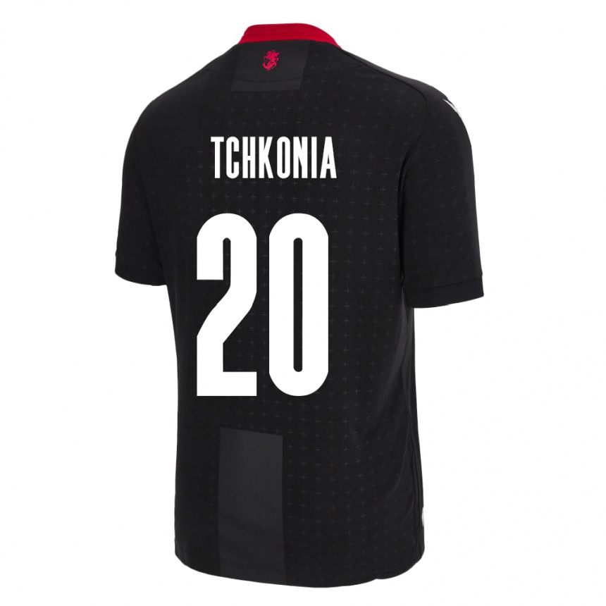 Kids Football Georgia Khatia Tchkonia #20 Black Away Jersey 24-26 T-Shirt Australia