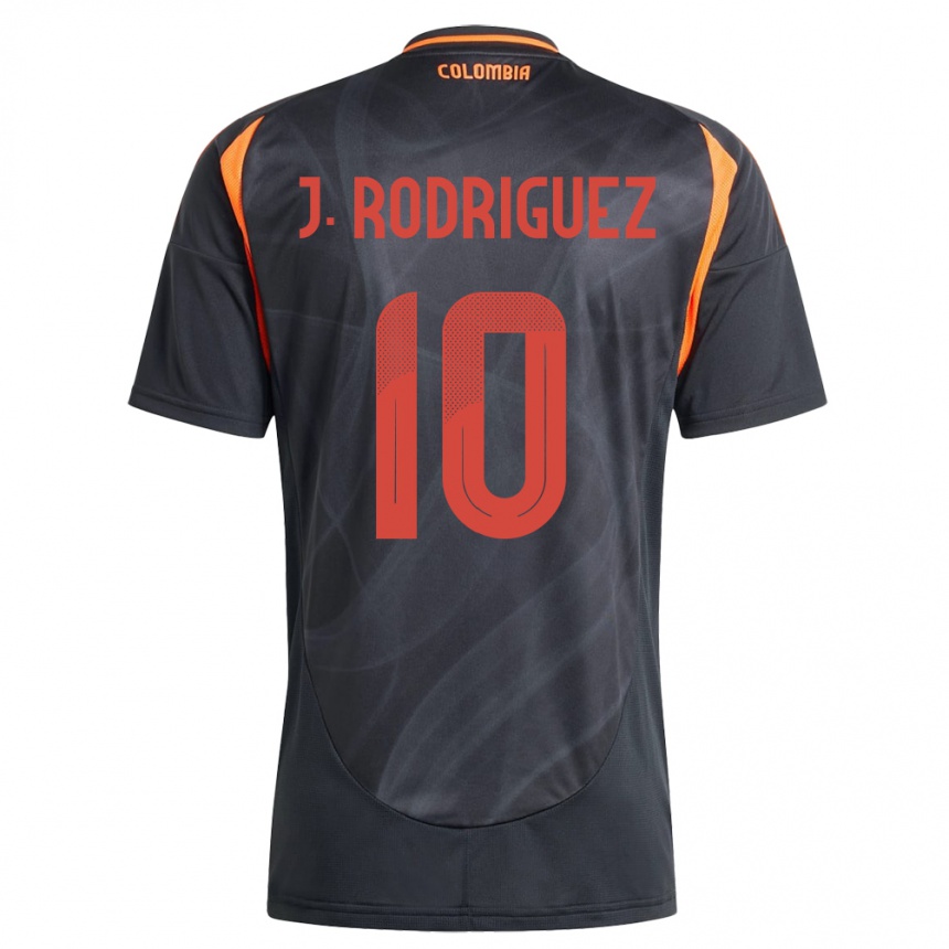 Kids Football Colombia James Rodríguez #10 Black Away Jersey 24-26 T-Shirt Australia