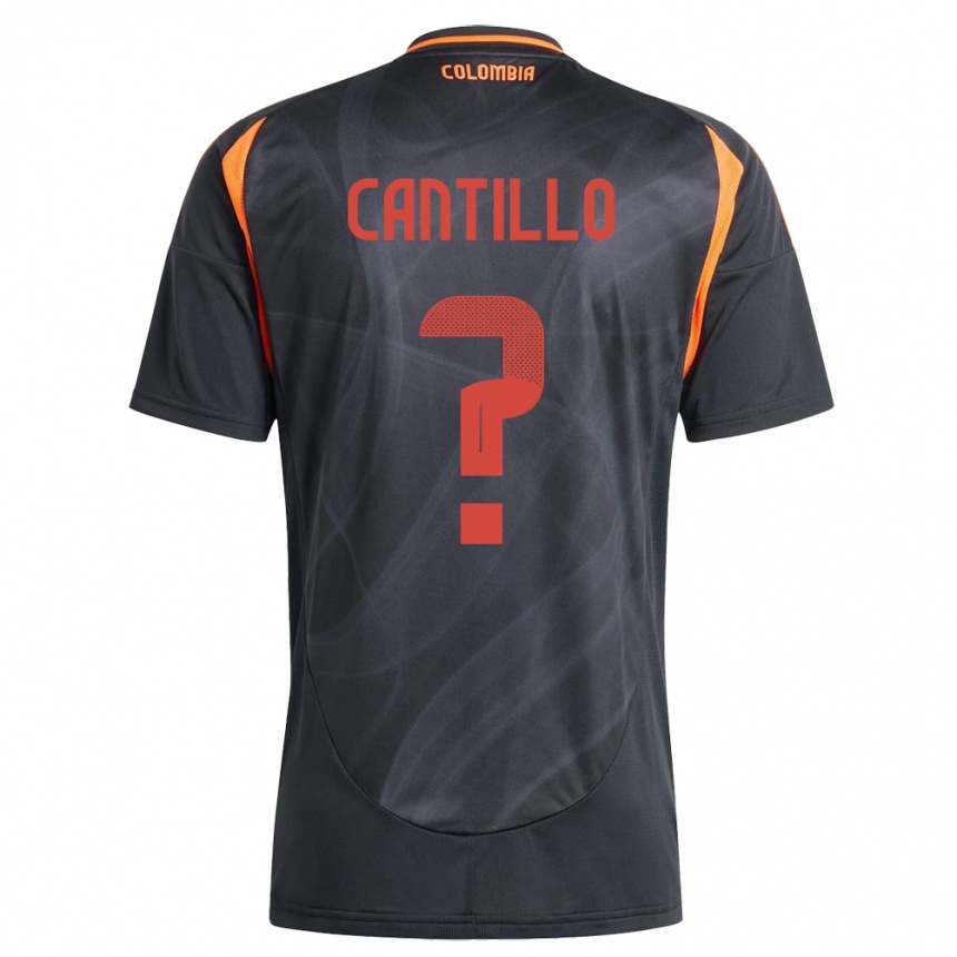 Kids Football Colombia Carlos Cantillo #0 Black Away Jersey 24-26 T-Shirt Australia