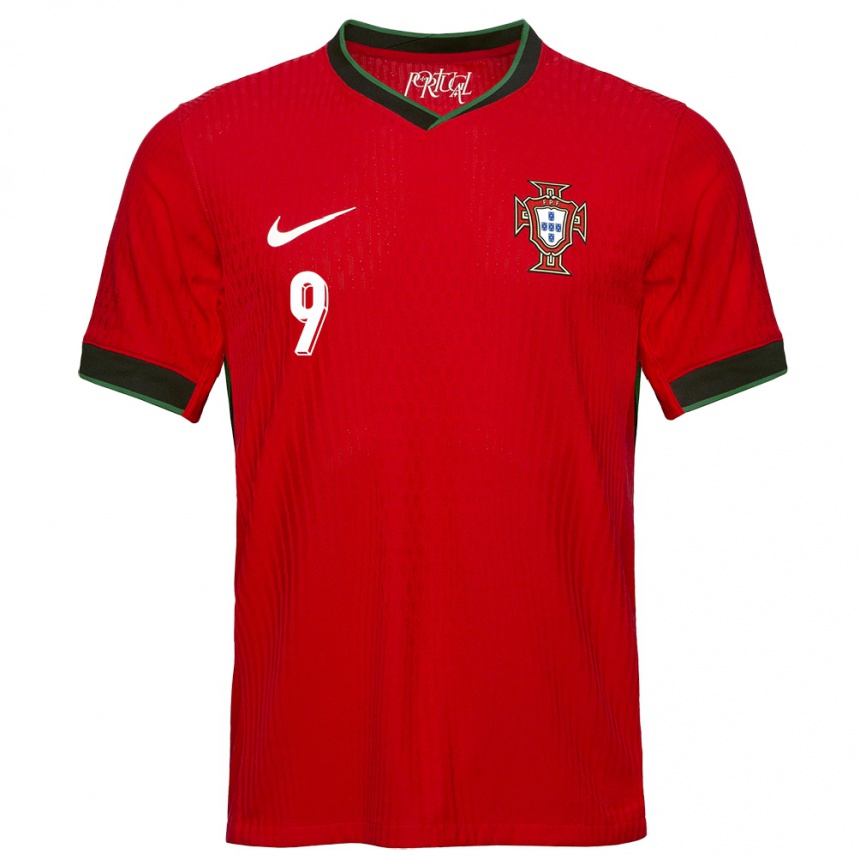 Men Football Portugal Goncalo Ramos #9 Red Home Jersey 24-26 T-Shirt Australia