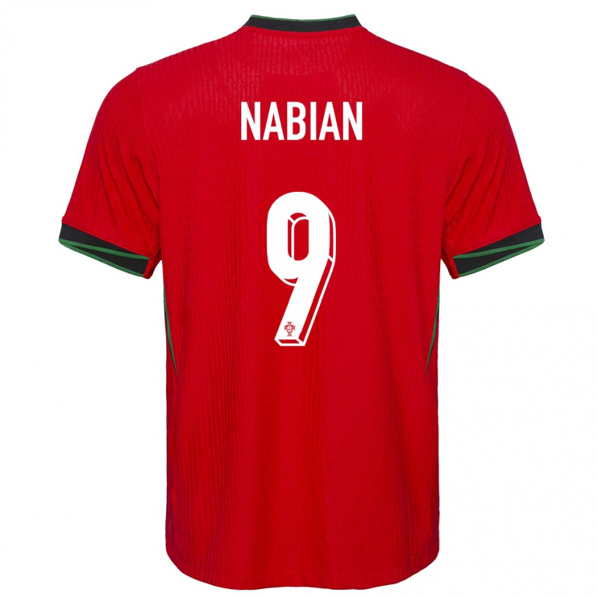 Men Football Portugal Herculano Nabian #9 Red Home Jersey 24-26 T-Shirt Australia