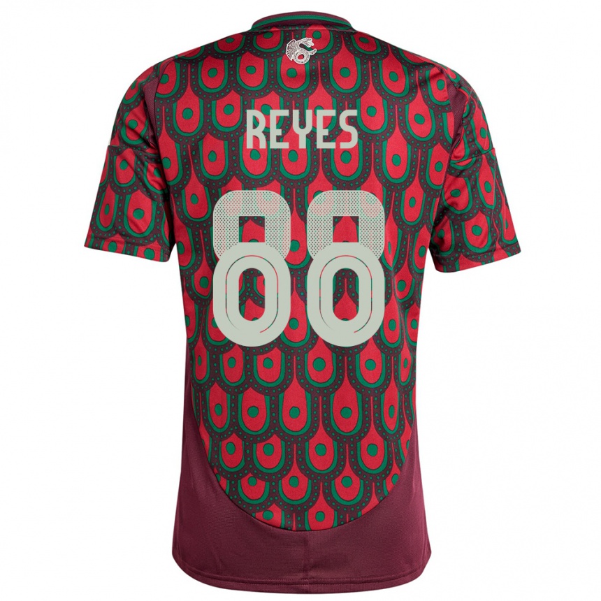 Men Football Mexico Maricarmen Reyes #88 Maroon Home Jersey 24-26 T-Shirt Australia