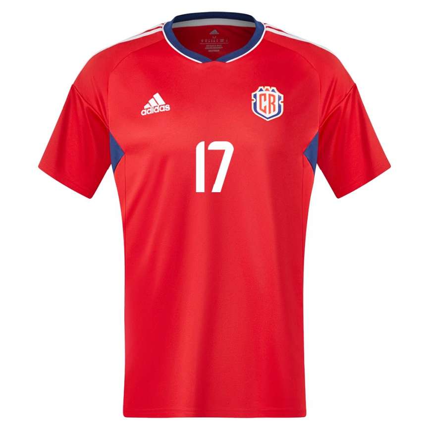 Men Football Costa Rica Michelle Montero #17 Red Home Jersey 24-26 T-Shirt Australia