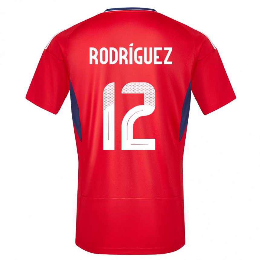 Men Football Costa Rica Lixy Rodriguez #12 Red Home Jersey 24-26 T-Shirt Australia