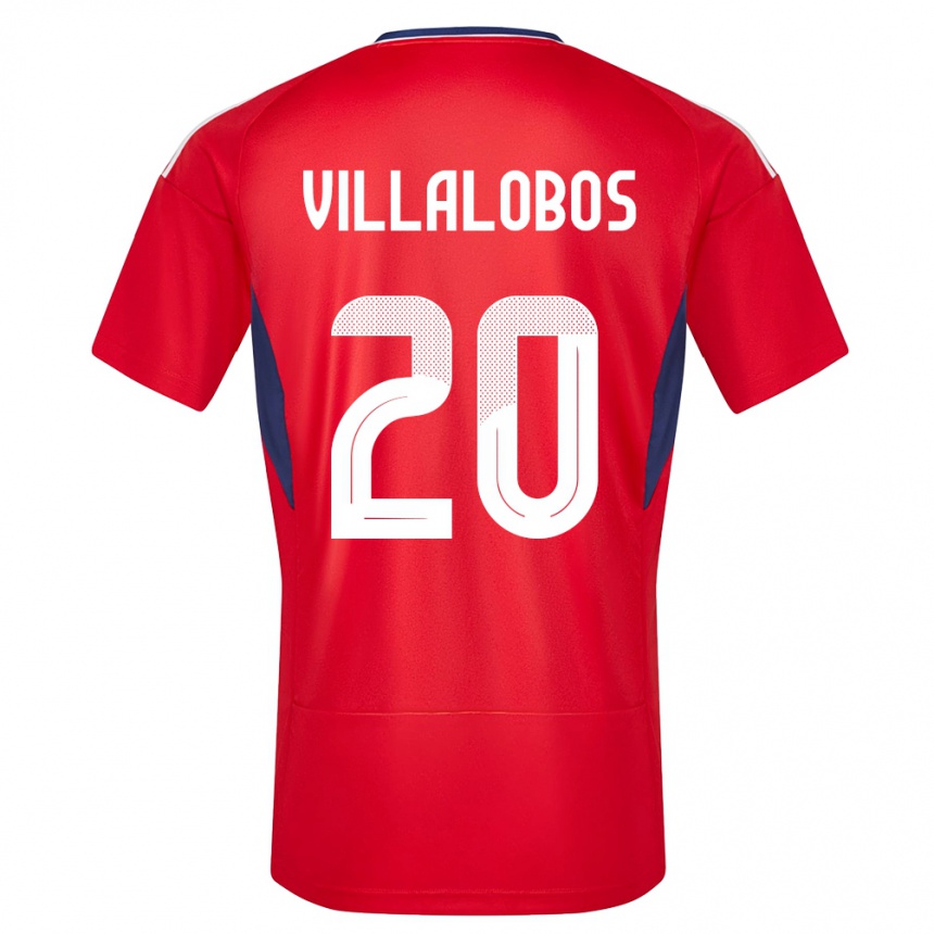 Men Football Costa Rica Fabiola Villalobos #20 Red Home Jersey 24-26 T-Shirt Australia