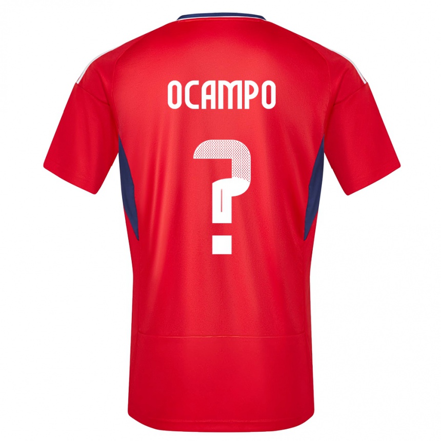 Men Football Costa Rica Benjamin Ocampo #0 Red Home Jersey 24-26 T-Shirt Australia