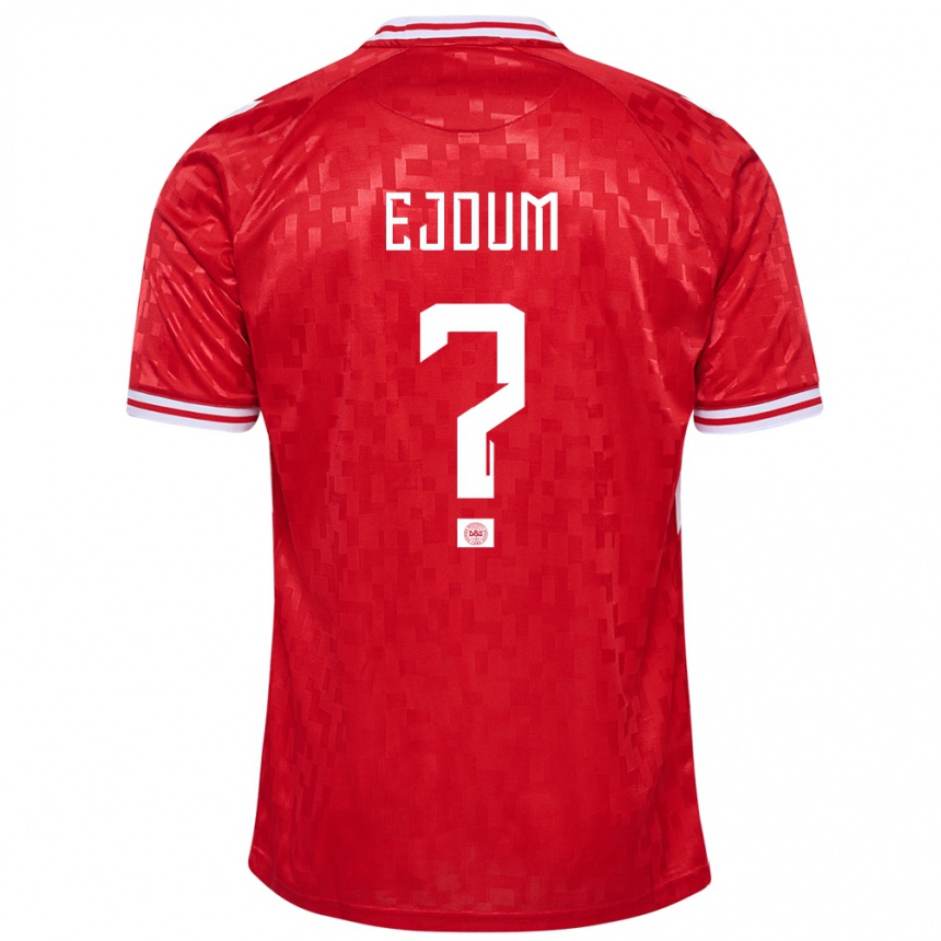 Men Football Denmark Max Ejdum #0 Red Home Jersey 24-26 T-Shirt Australia