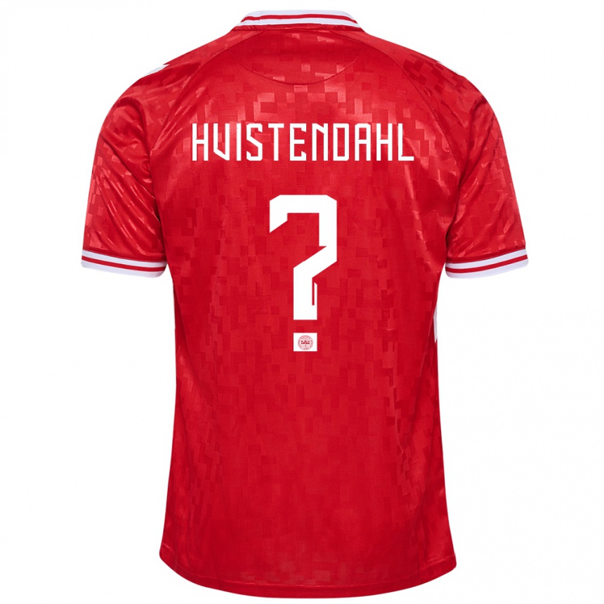 Men Football Denmark Johan Hvistendahl #0 Red Home Jersey 24-26 T-Shirt Australia