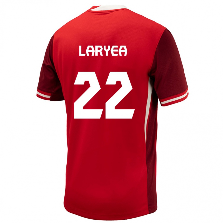 Men Football Canada Richie Laryea #22 Red Home Jersey 24-26 T-Shirt Australia