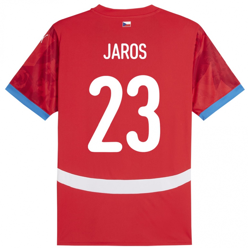 Men Football Czech Republic Vitezslav Jaros #23 Red Home Jersey 24-26 T-Shirt Australia