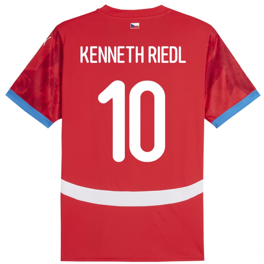 Men Football Czech Republic Victor Kenneth Riedl #10 Red Home Jersey 24-26 T-Shirt Australia